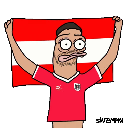 🇦🇹 Стикер «Euro 2024» для Telegram