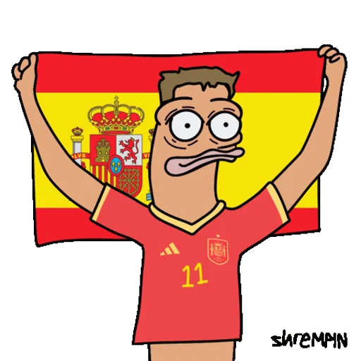 🇪🇸 Стикер «Euro 2024» для Telegram