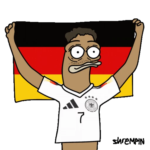 🇩🇪 Стикер «Euro 2024» для Telegram