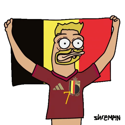 🇧🇪 Стикер «Euro 2024» для Telegram