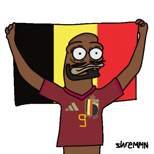 🇧🇪 Стикер «Euro 2024» для Telegram