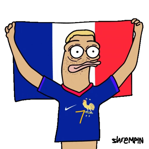 🇫🇷 Стикер «Euro 2024» для Telegram