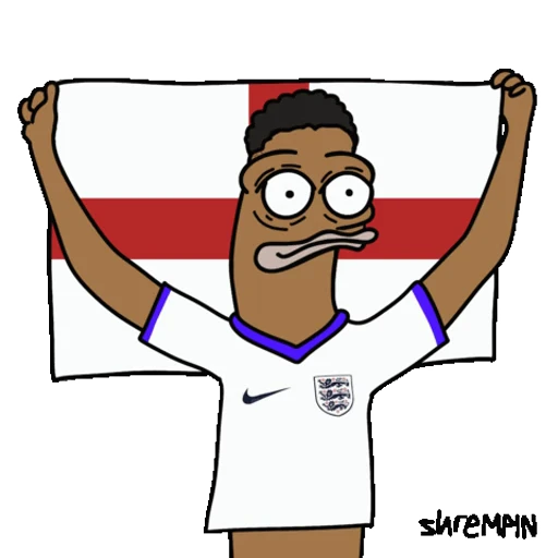 🏴󠁧󠁢󠁥󠁮󠁧󠁿 Стикер «Euro 2024» для Telegram