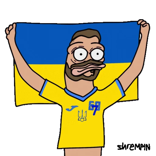 🇺🇦 Стикер «Euro 2024» для Telegram