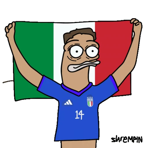 🇮🇹 Стикер «Euro 2024» для Telegram