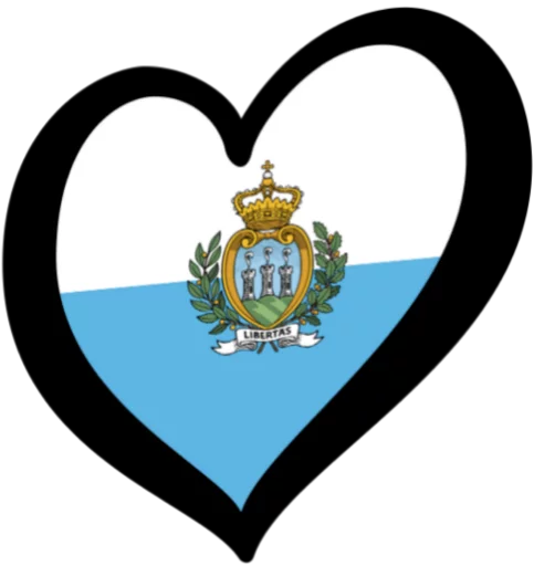 🇸🇲 Стикер «Eurovision Flags» для Telegram