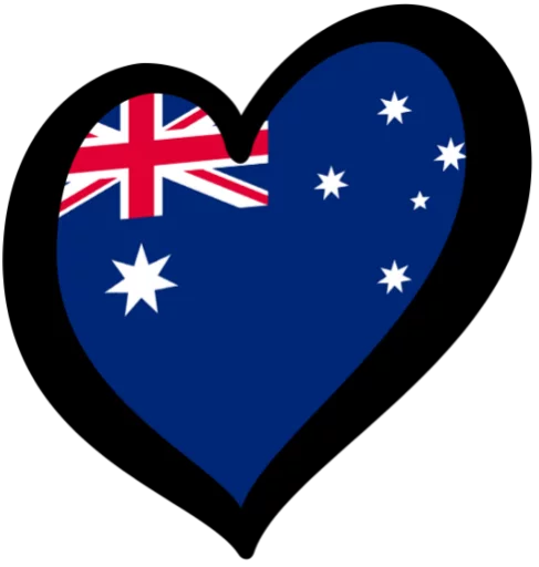 🇦🇺 Стикер «Eurovision Flags» для Telegram