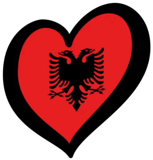 🇦🇱 Стикер «Eurovision Flags» для Telegram