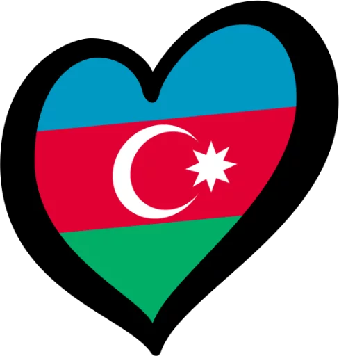 🇦🇿 Стикер «Eurovision Flags» для Telegram