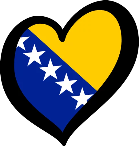🇧🇦 Стикер «Eurovision Flags» для Telegram