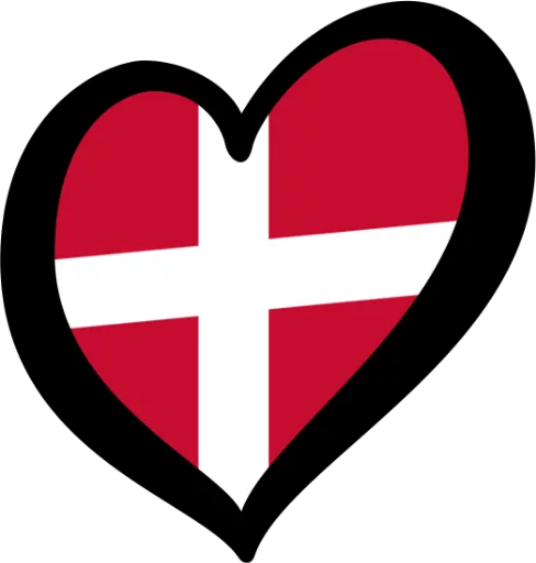 🇩🇰 Стикер «Eurovision Flags» для Telegram