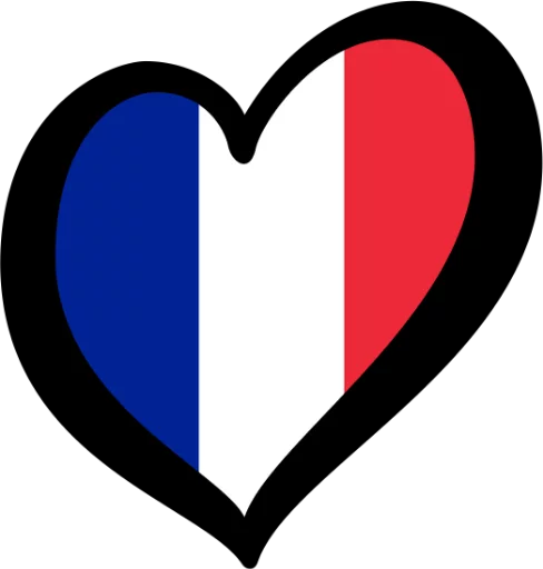 🇫🇷 Стикер «Eurovision Flags» для Telegram