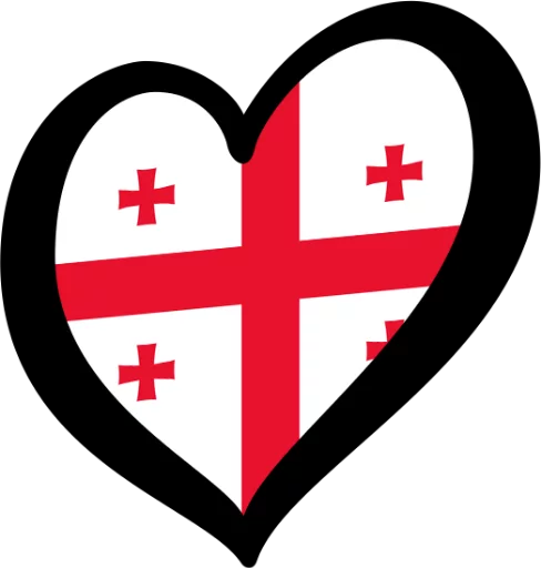 🇬🇪 Стикер «Eurovision Flags» для Telegram