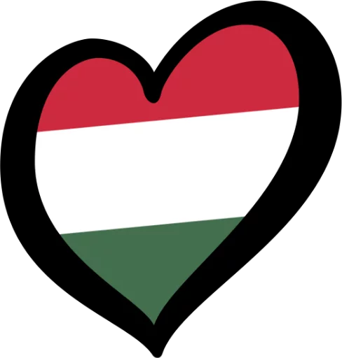 🇭🇺 Стикер «Eurovision Flags» для Telegram