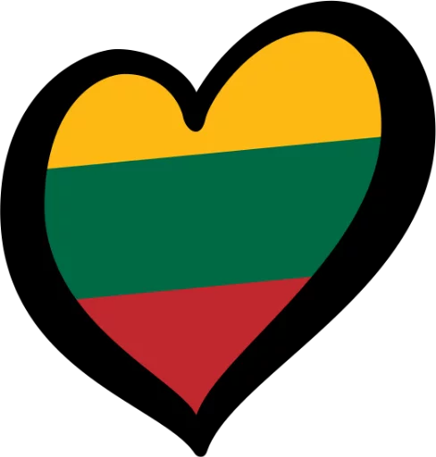 🇱🇹 Стикер «Eurovision Flags» для Telegram