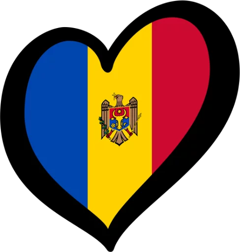 🇲🇩 Стикер «Eurovision Flags» для Telegram