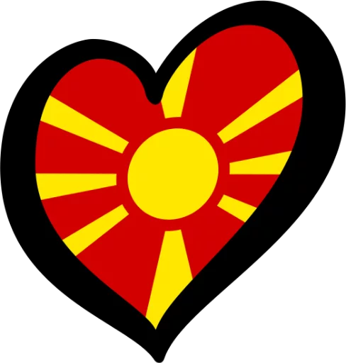 🇲🇰 Стикер «Eurovision Flags» для Telegram