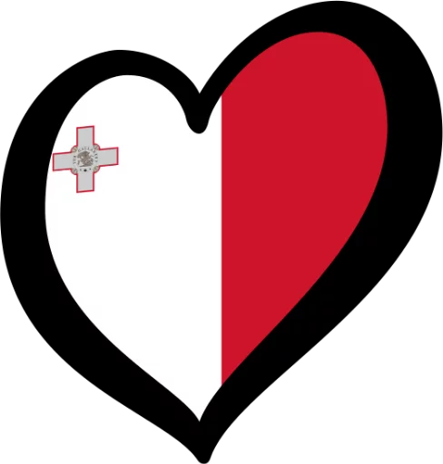 🇲🇹 Стикер «Eurovision Flags» для Telegram