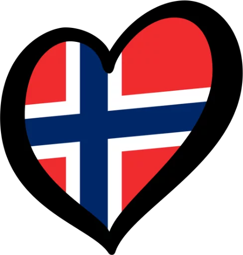 🇳🇴 Стикер «Eurovision Flags» для Telegram