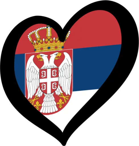 🇷🇸 Стикер «Eurovision Flags» для Telegram