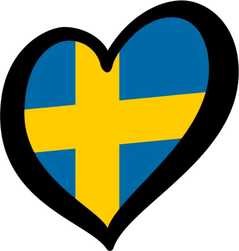 🇸🇪 Стикер «Eurovision Flags» для Telegram