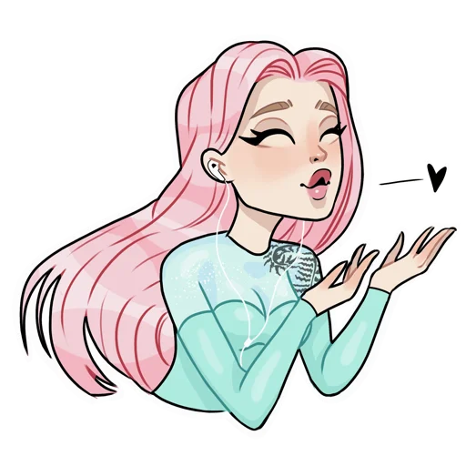 💋 Стикер «EvaLevinskaya» для Telegram