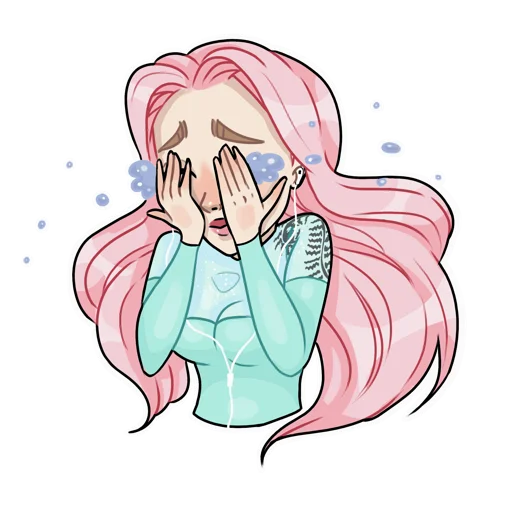 😭 Стикер «EvaLevinskaya» для Telegram