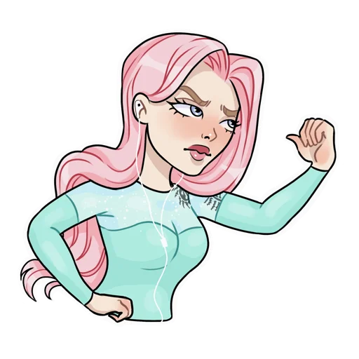 😠 Стикер «EvaLevinskaya» для Telegram