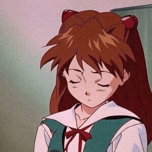 ☺️ Стикер «evangelion mood ~» для Telegram