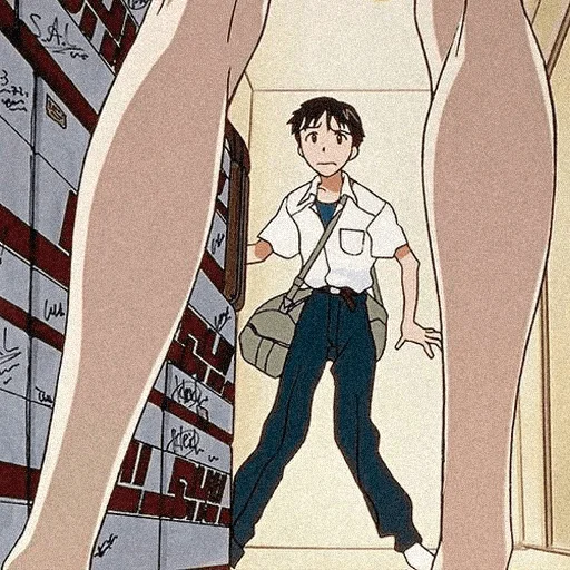 🥴 Стикер «evangelion mood ~» для Telegram