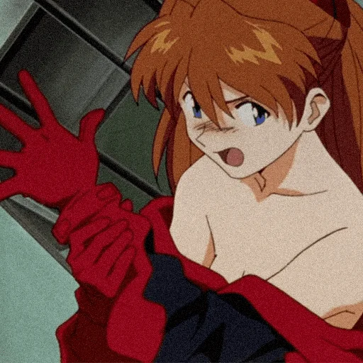 😤 Стикер «evangelion mood ~» для Telegram