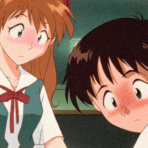 😬 Стикер «evangelion mood ~» для Telegram