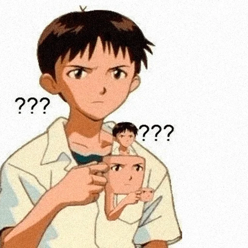 🧐 Стикер «evangelion mood ~» для Telegram