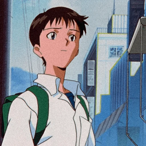 🙂 Стикер «evangelion mood ~» для Telegram