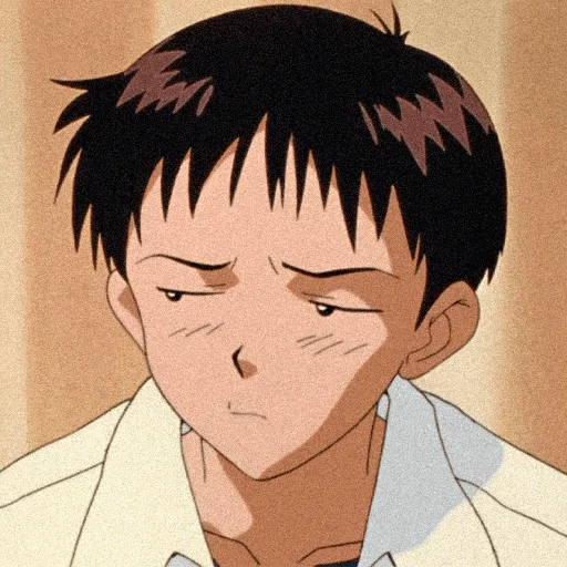😒 Стикер «evangelion mood ~» для Telegram