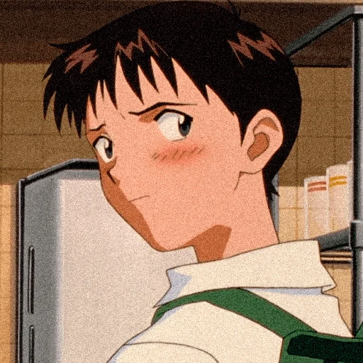 😕 Стикер «evangelion mood ~» для Telegram