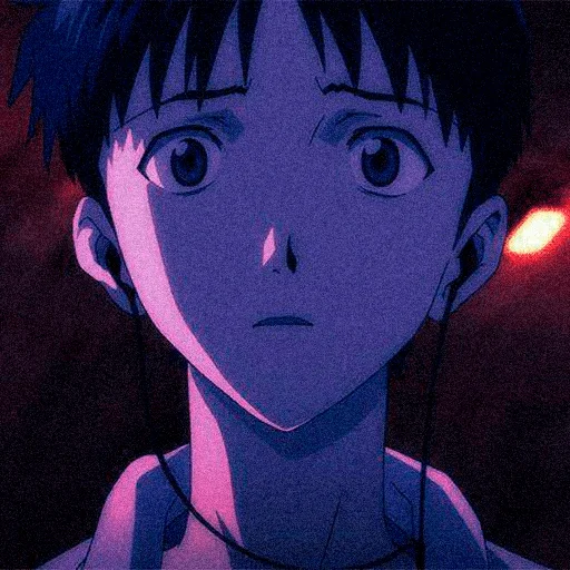 😟 Стикер «evangelion mood ~» для Telegram