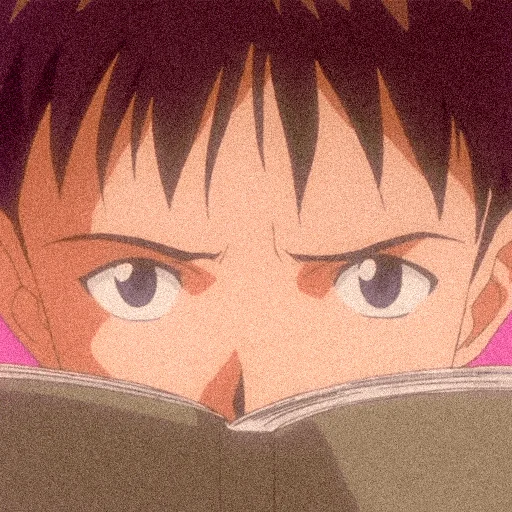 👀 Стикер «evangelion mood ~» для Telegram