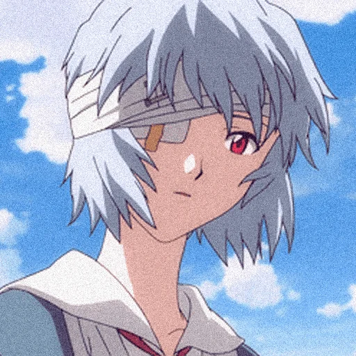 😔 Стикер «evangelion mood ~» для Telegram