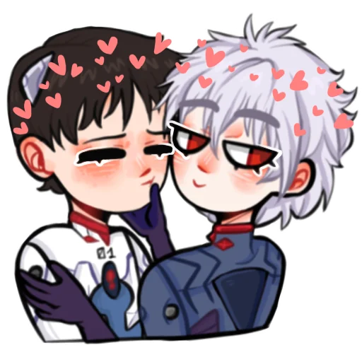💕 Стикер «Evangelion []» для Telegram