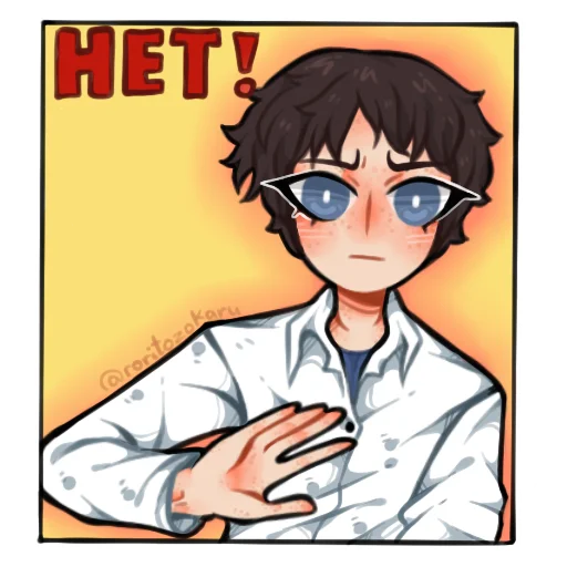 ✋ Стикер «Evangelion []» для Telegram