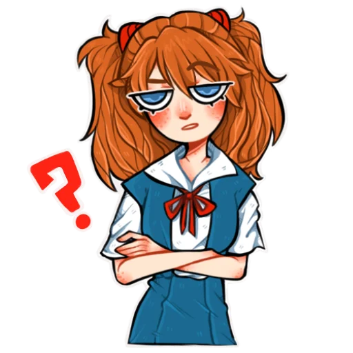 ❓ Стикер «Evangelion []» для Telegram