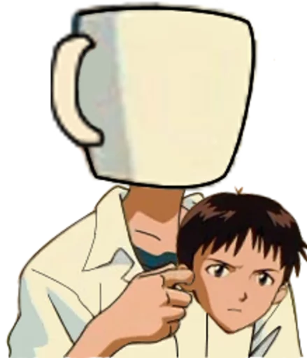 ☕ Стикер «Evangelion Memes Compilation» для Telegram