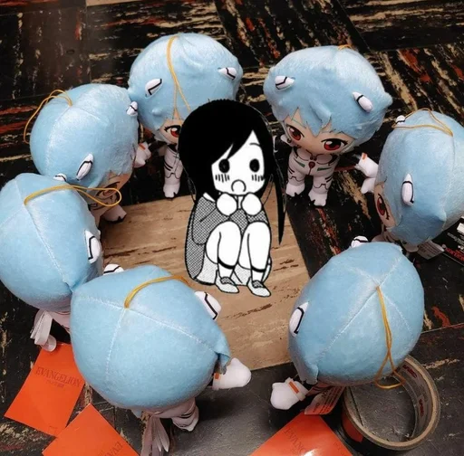 0⃣ Стикер «Rei plush» для Telegram