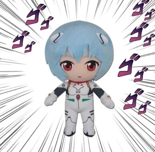 0⃣ Стикер «Rei plush» для Telegram