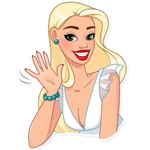 👋 Стикер «Eva Rich» для Telegram
