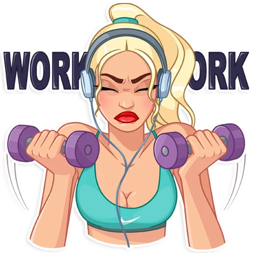 😤 Стикер «Eva Rich» для Telegram