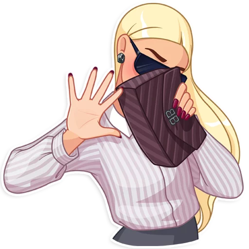 ✋ Стикер «Eva Rich» для Telegram