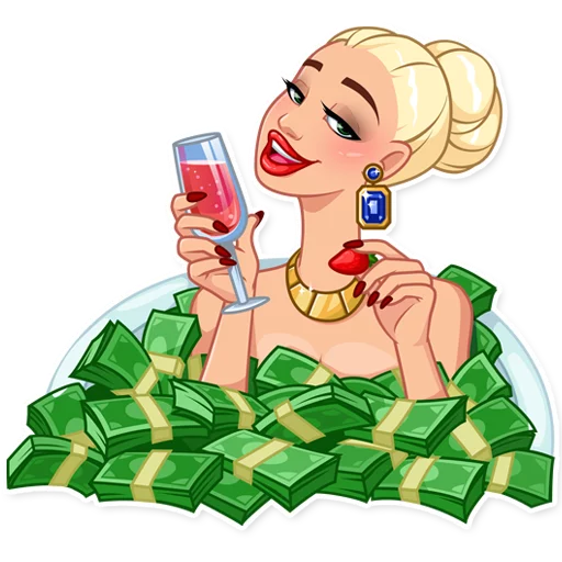 😏 Стикер «Eva Rich» для Telegram