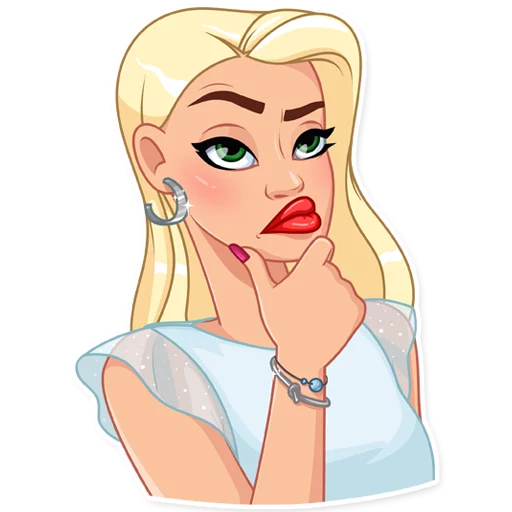 🤔 Стикер «Eva Rich» для Telegram